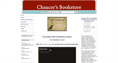 Desktop Screenshot of chaucersbooks.com